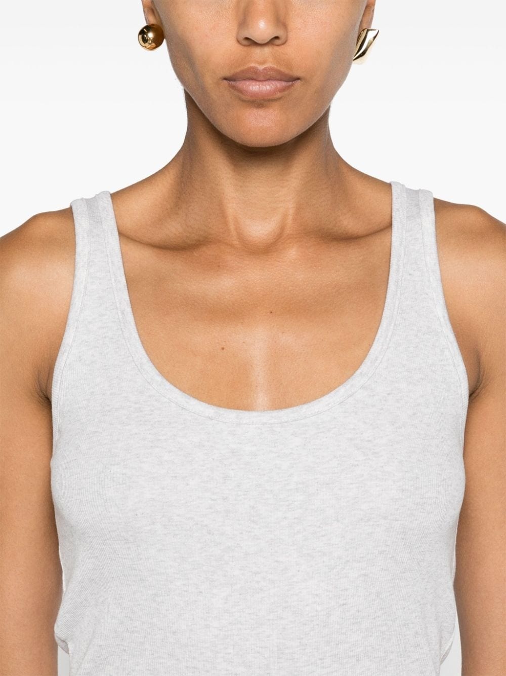ribbed cotton tank top - 5