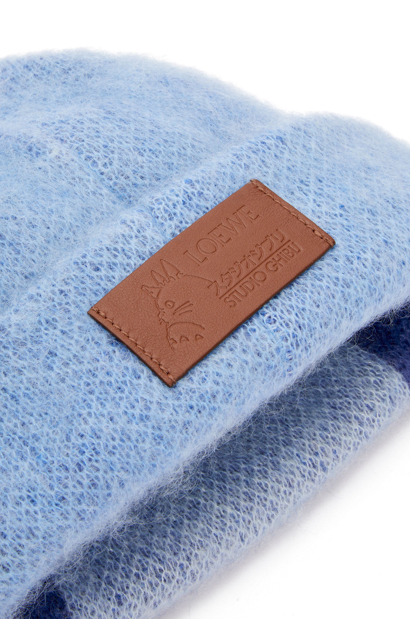 Calcifer beanie in mohair and wool blend 5