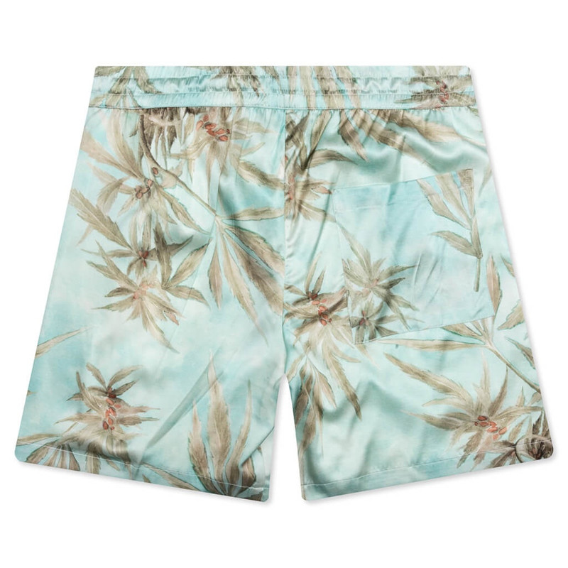 NAHMIAS HEMP LEAVES SILK SHORTS - HEMP PRINT outlook