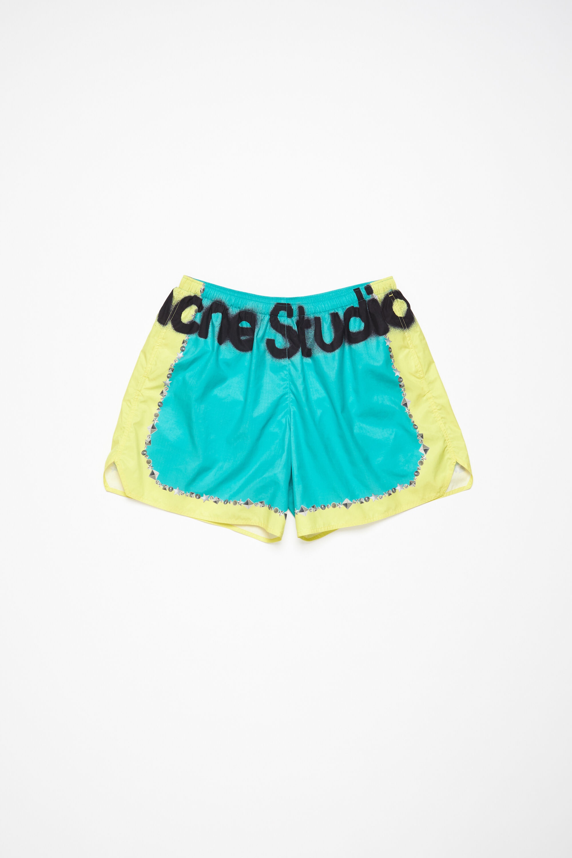 Printed swim shorts - Emerald green - 7