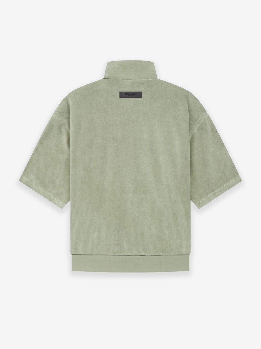 Womens Velour Mockneck - 2