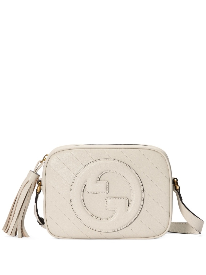 Small GG Blondie leather shoulder bag - 1