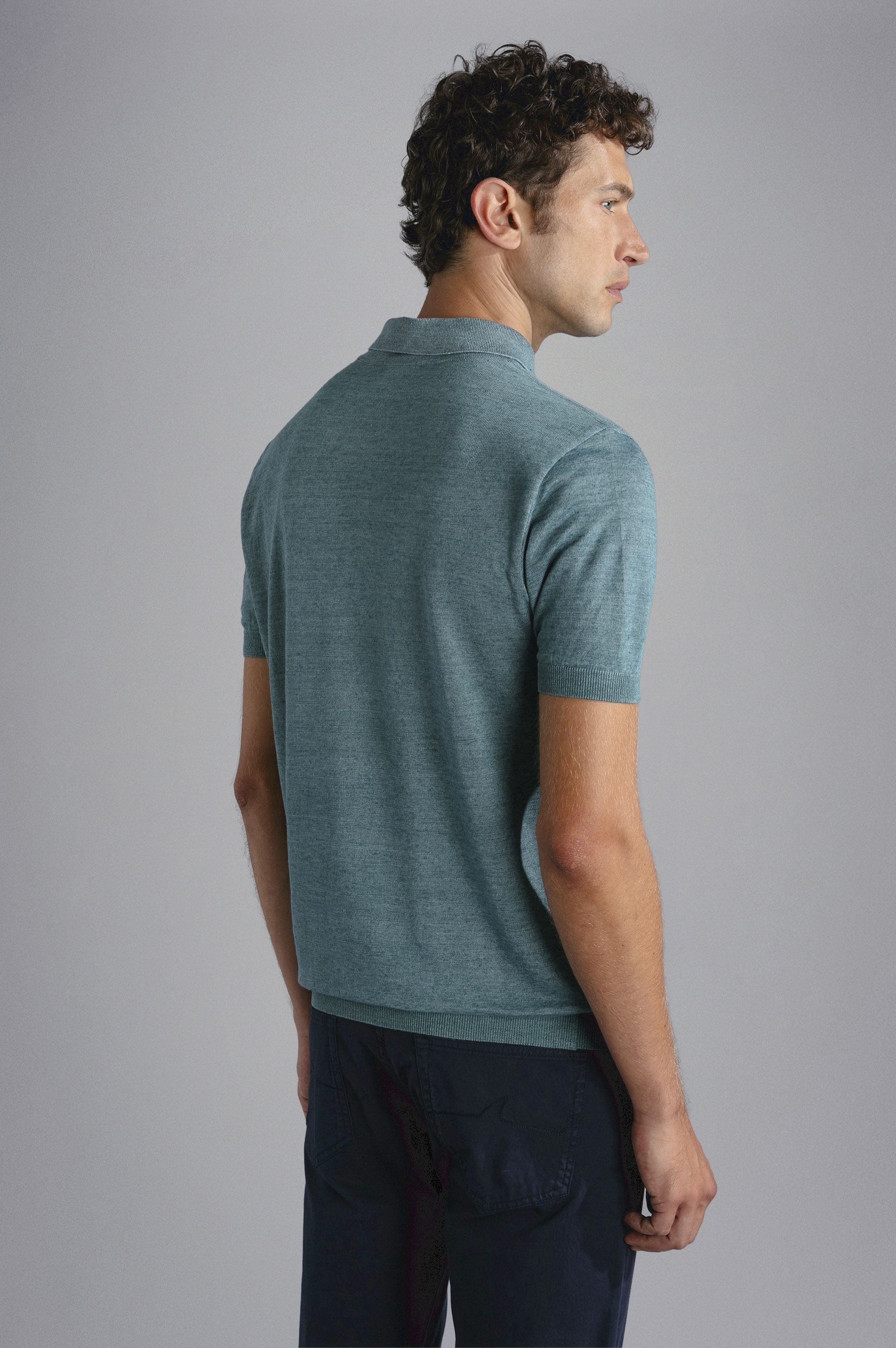 DELAVÉ LINEN POLO SHIRT - 3