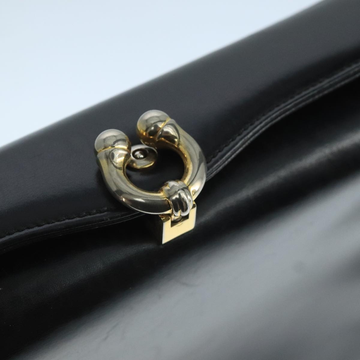 GUCCI Hand Bag Leather Black - 9