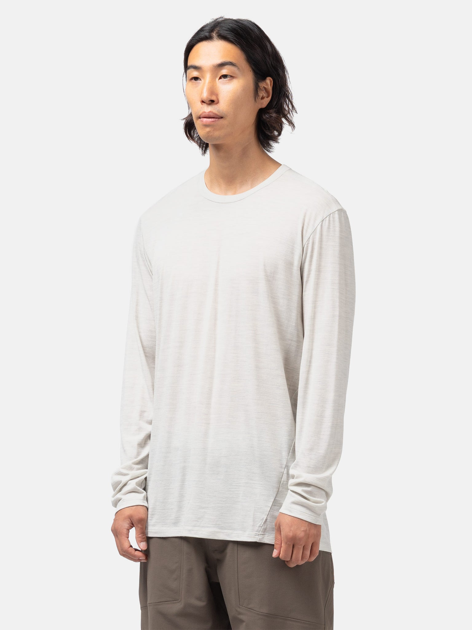 Frame LS Shirt Dark Cocoon Heather - 4