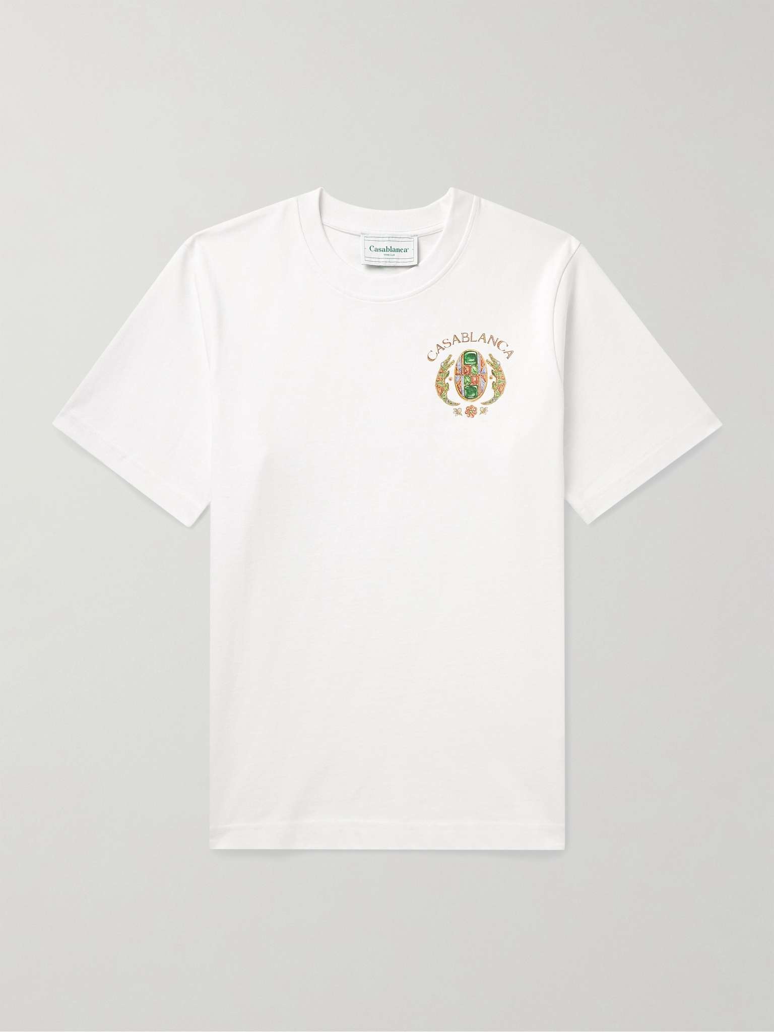 Joyaux D’Afrique Tennis Club Logo-Print Organic Cotton-Jersey T-Shirt - 1