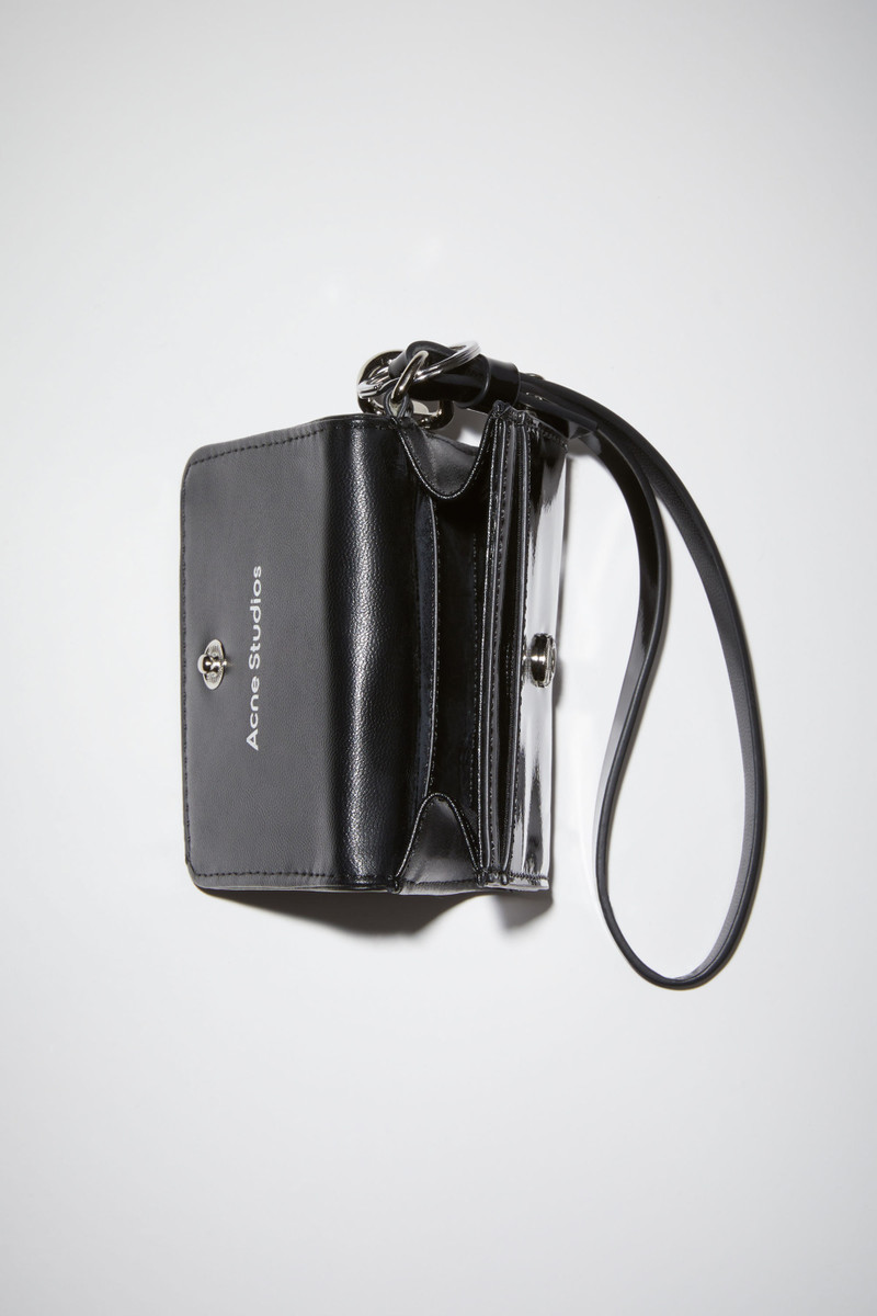 Face logo wallet - Black/black 6