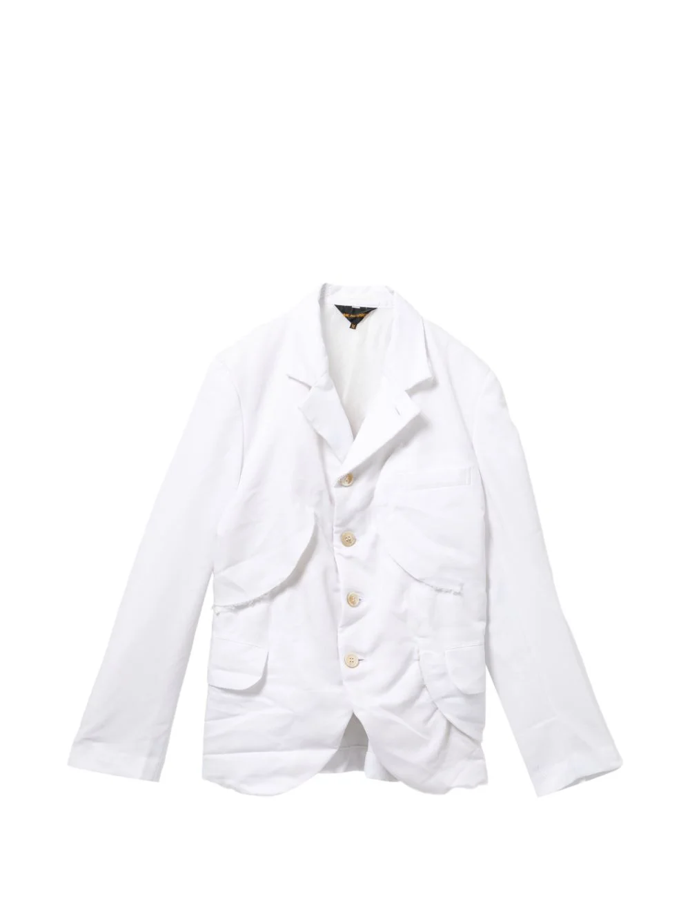 notched lapels buttoned jacket - 1