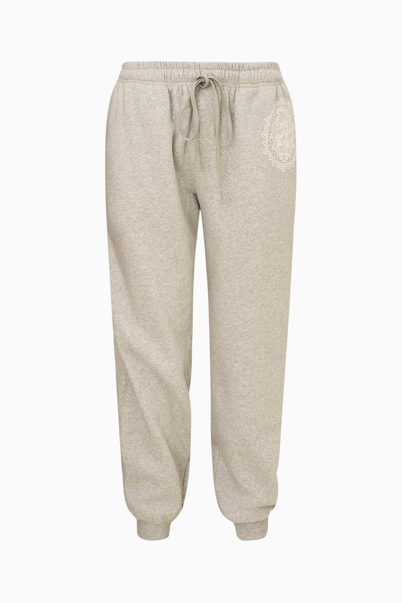 Caitirene Lace Logo Cotton Sweatpants 1