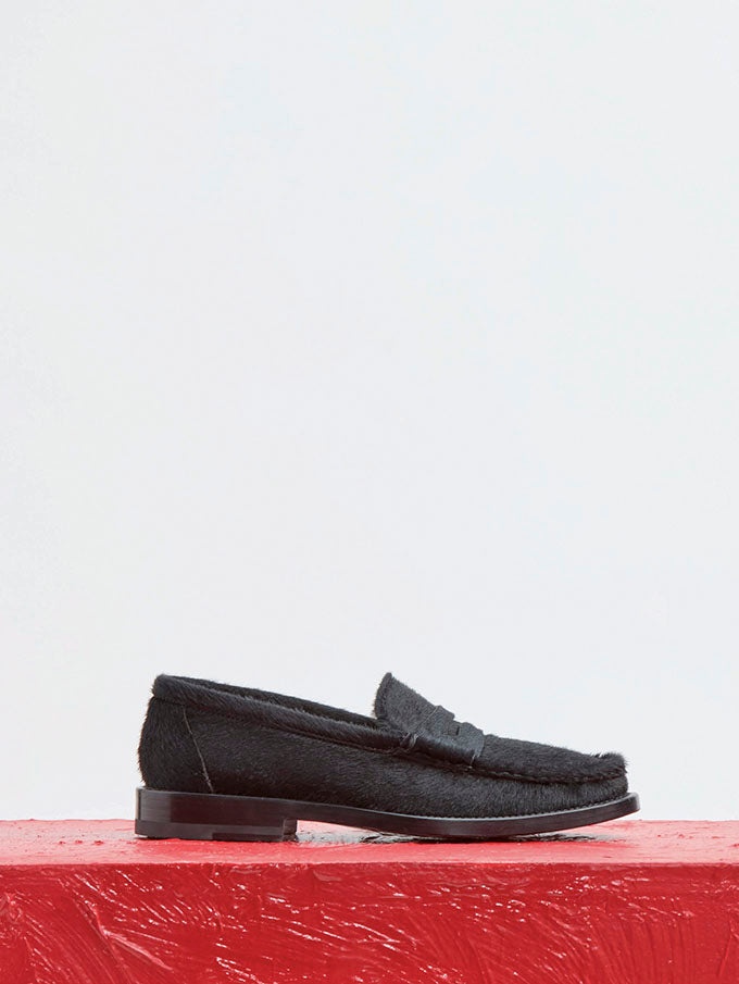 Pierre Loafer in Black Pony Hair - 5