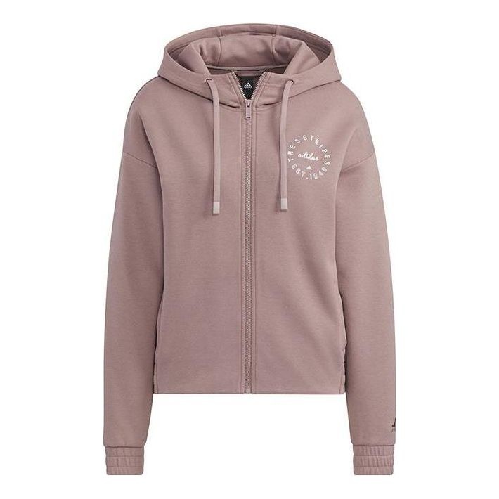 (WMNS) adidas Sport Performance Hoodie 'Pink' HZ7034 - 1