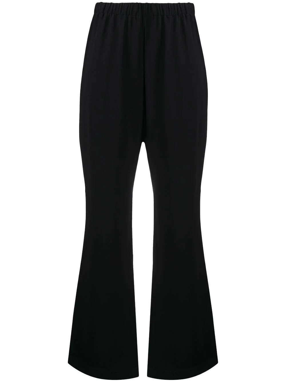 cropped flared trousers - 1