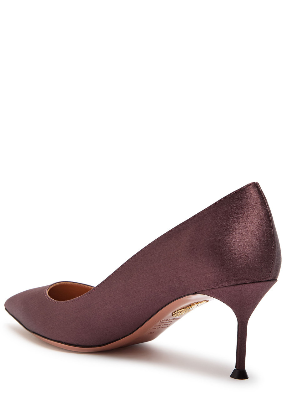 Aquazzura Purist 65 Satin Pumps - 2