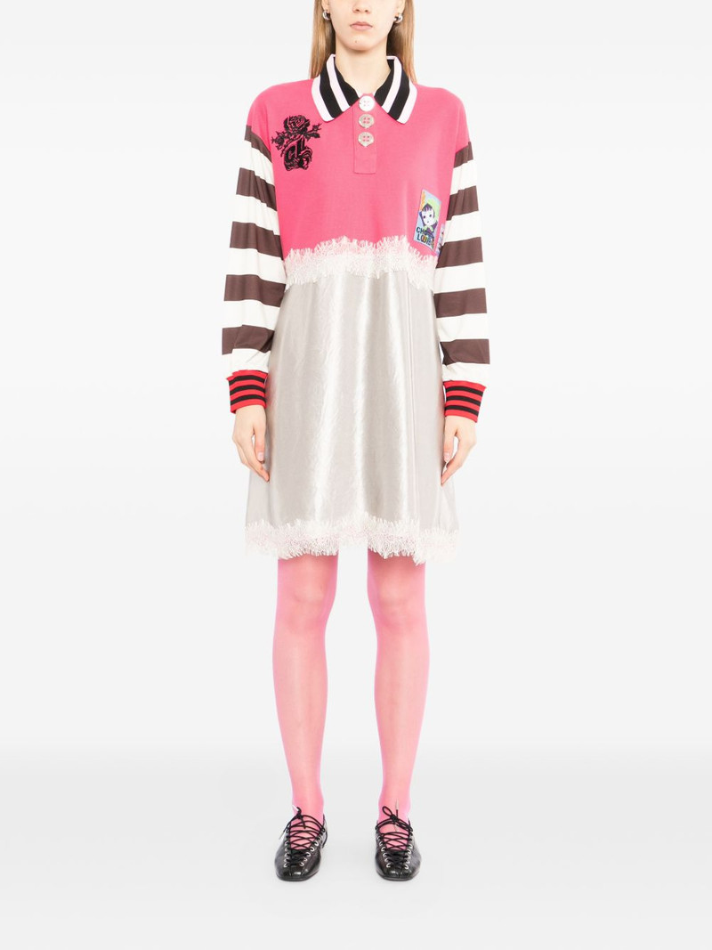 Chopova Lowena contrasting collar dress outlook