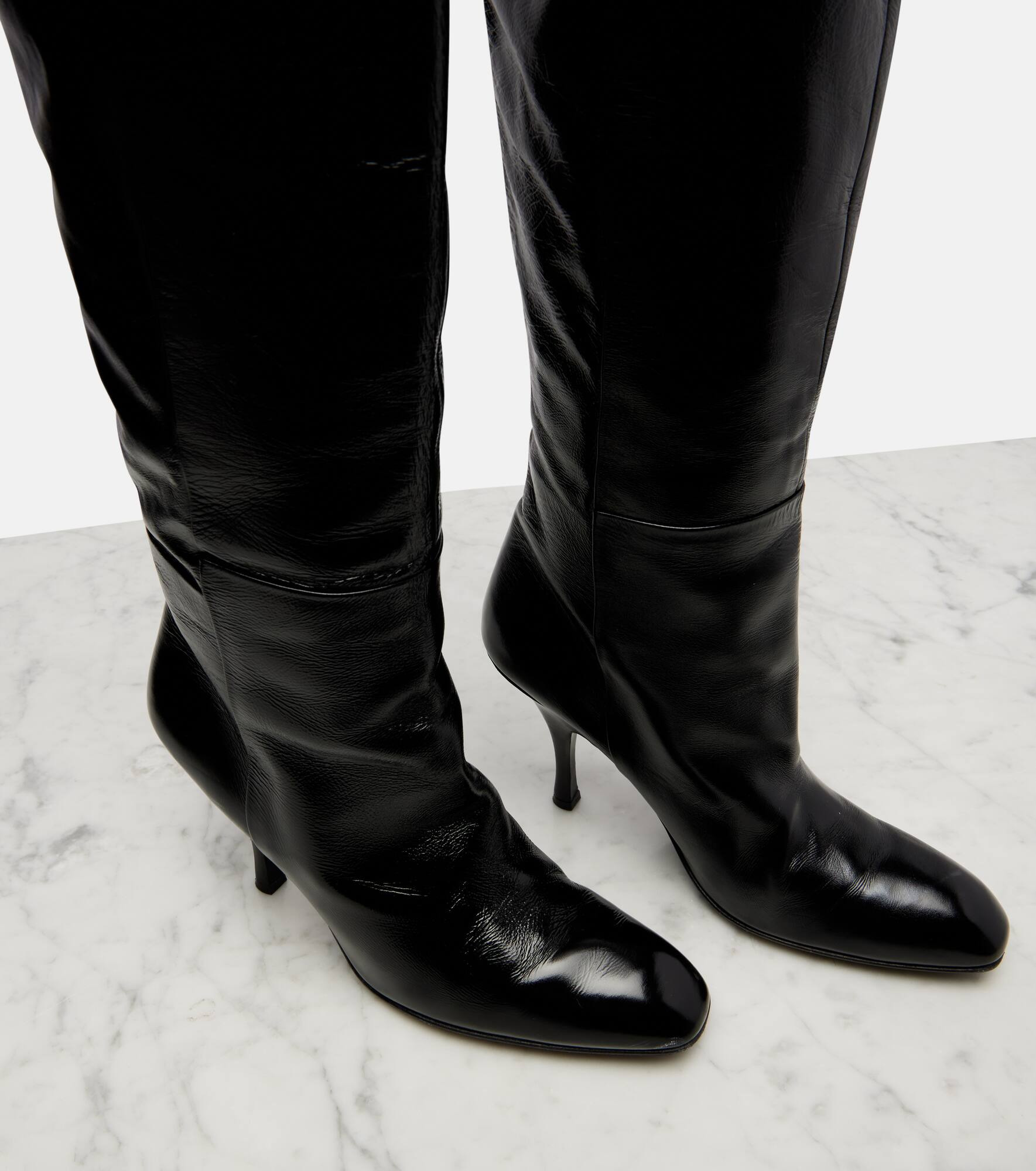 Colt 100 over-the-knee leather boots - 5