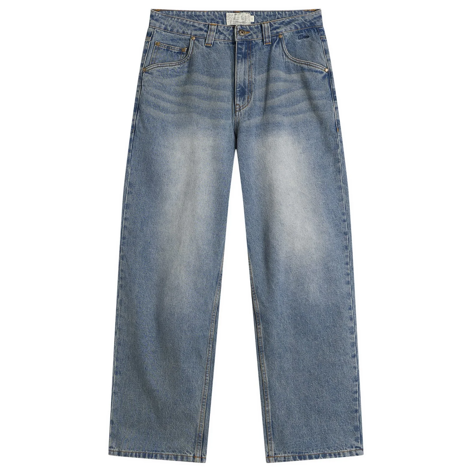 Dime Baggy Denim Pants - 1