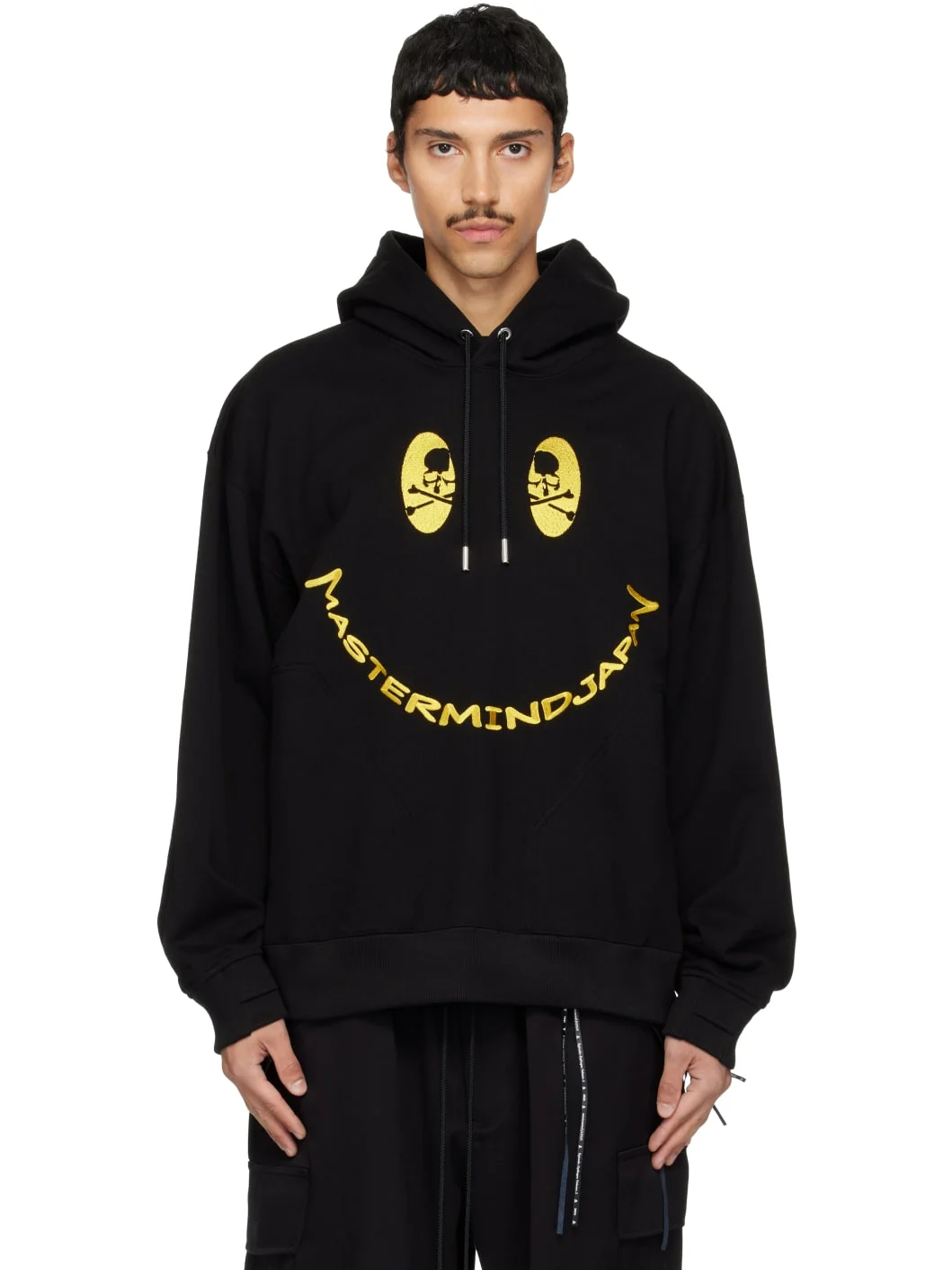 Black Smily Hoodie - 1