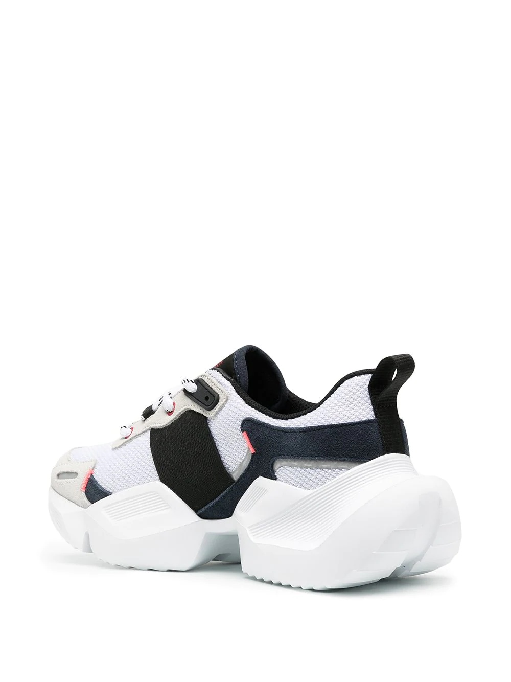 contrast-panel low-top sneakers - 3