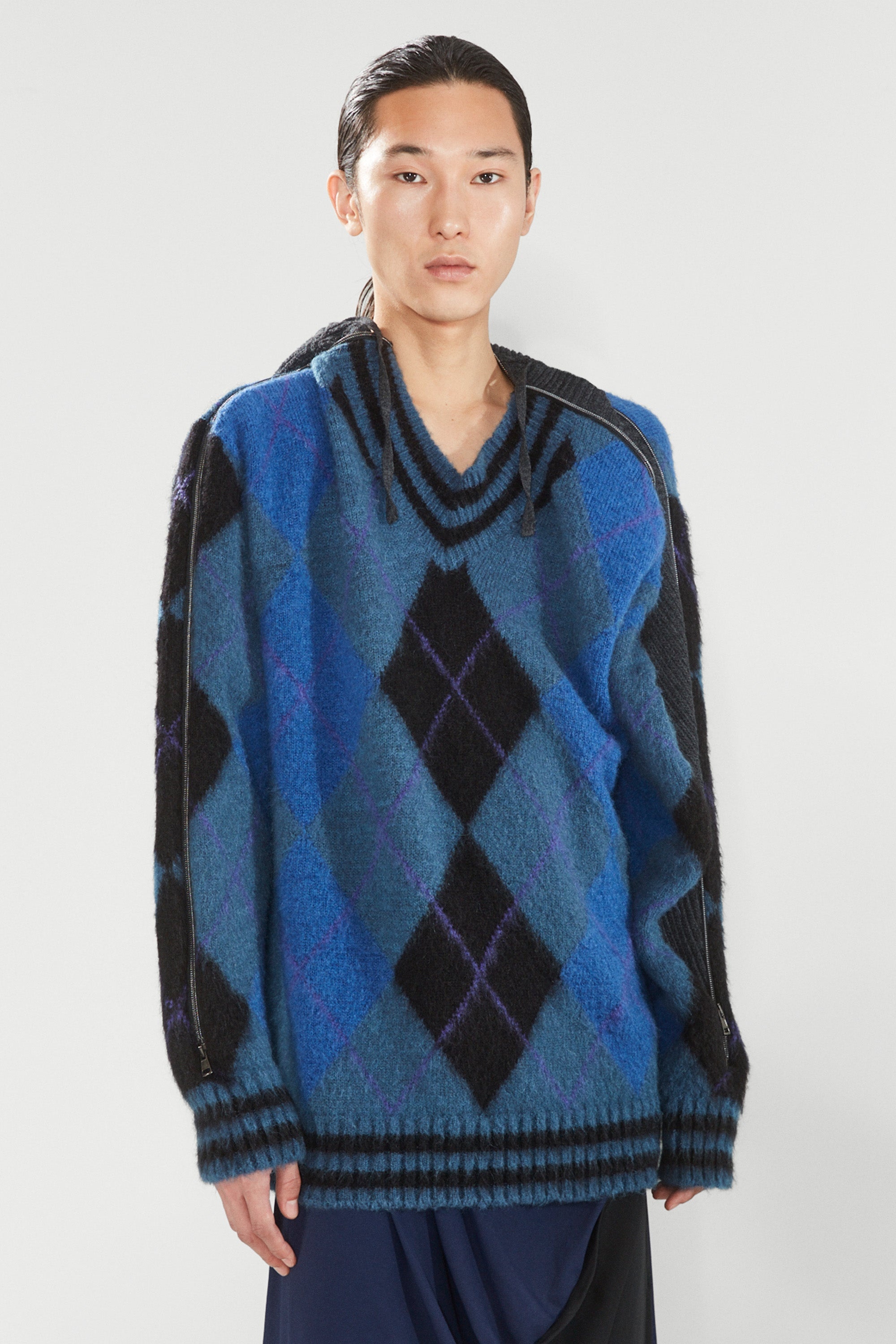 Zip Insert Hood Pullover - 6