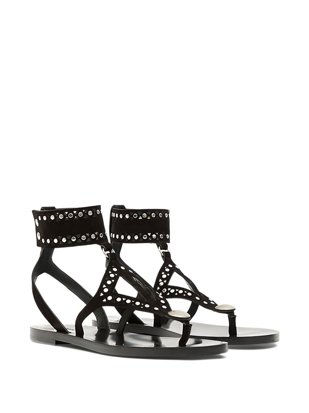 studded ankle-strap sandals - 2