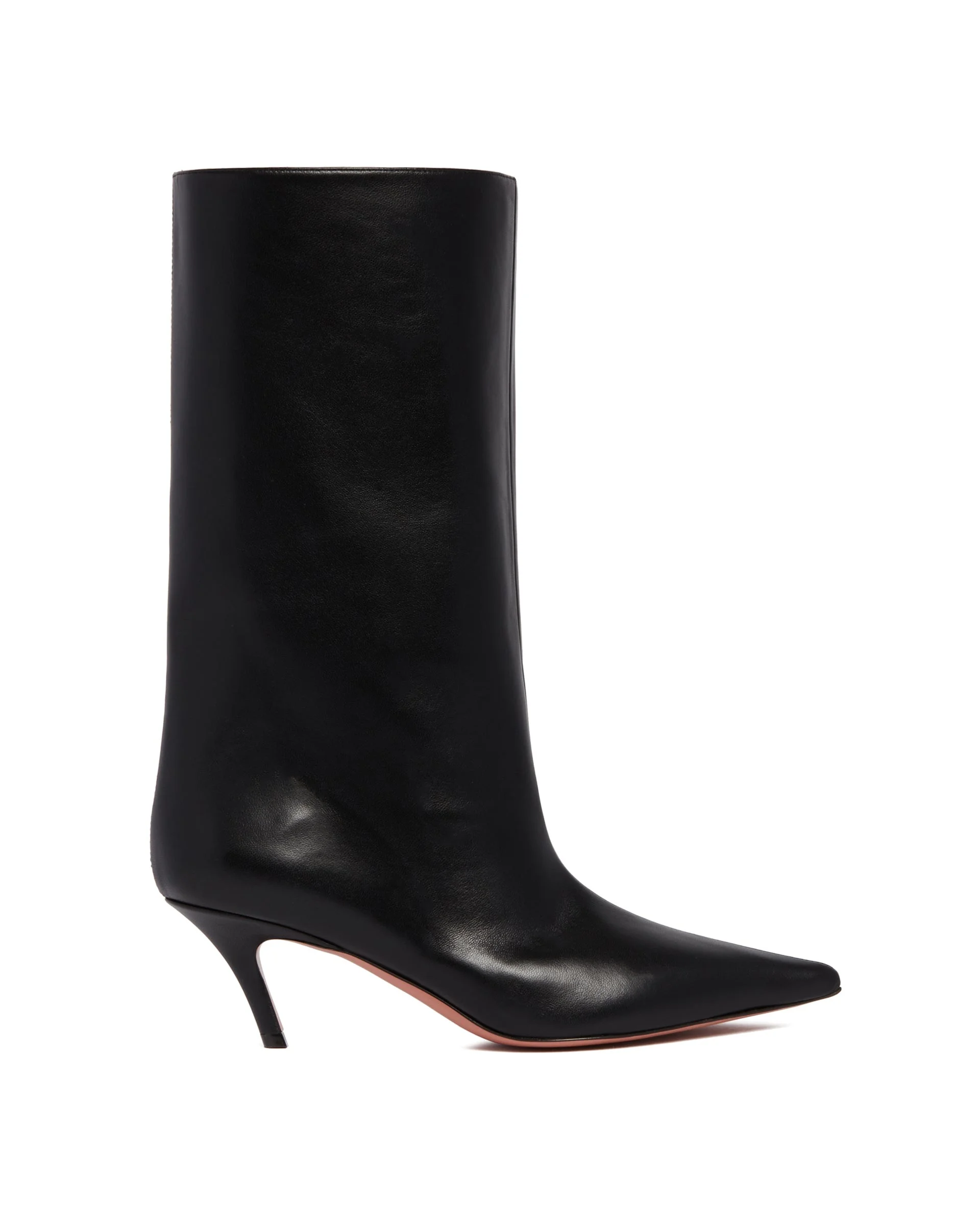 Black Fiona Leather Boots - 1