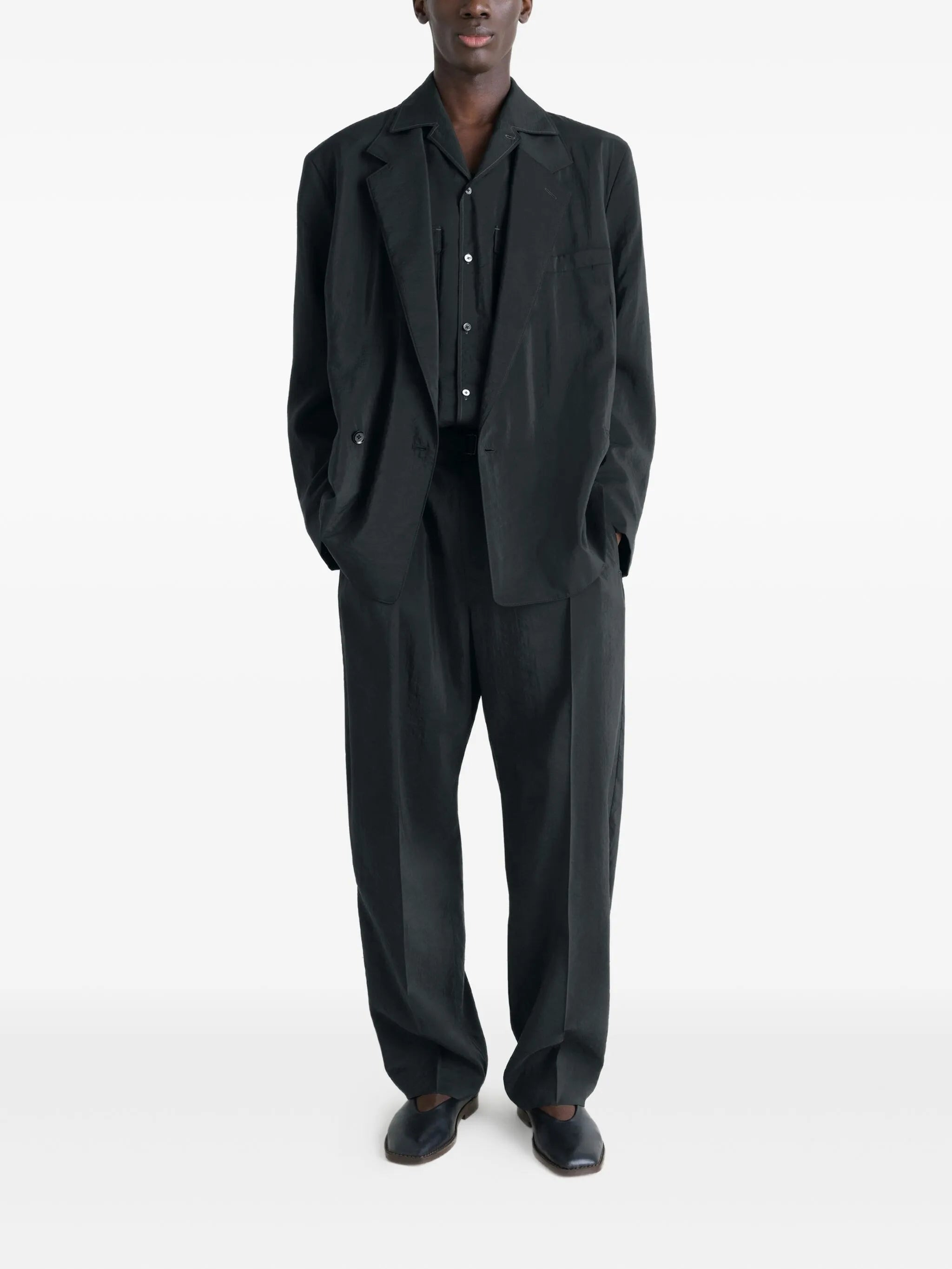 pleated belted trousers - 2