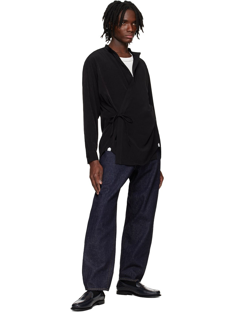 RAINMAKER KYOTO Black Band Collar Dougi Shirt outlook