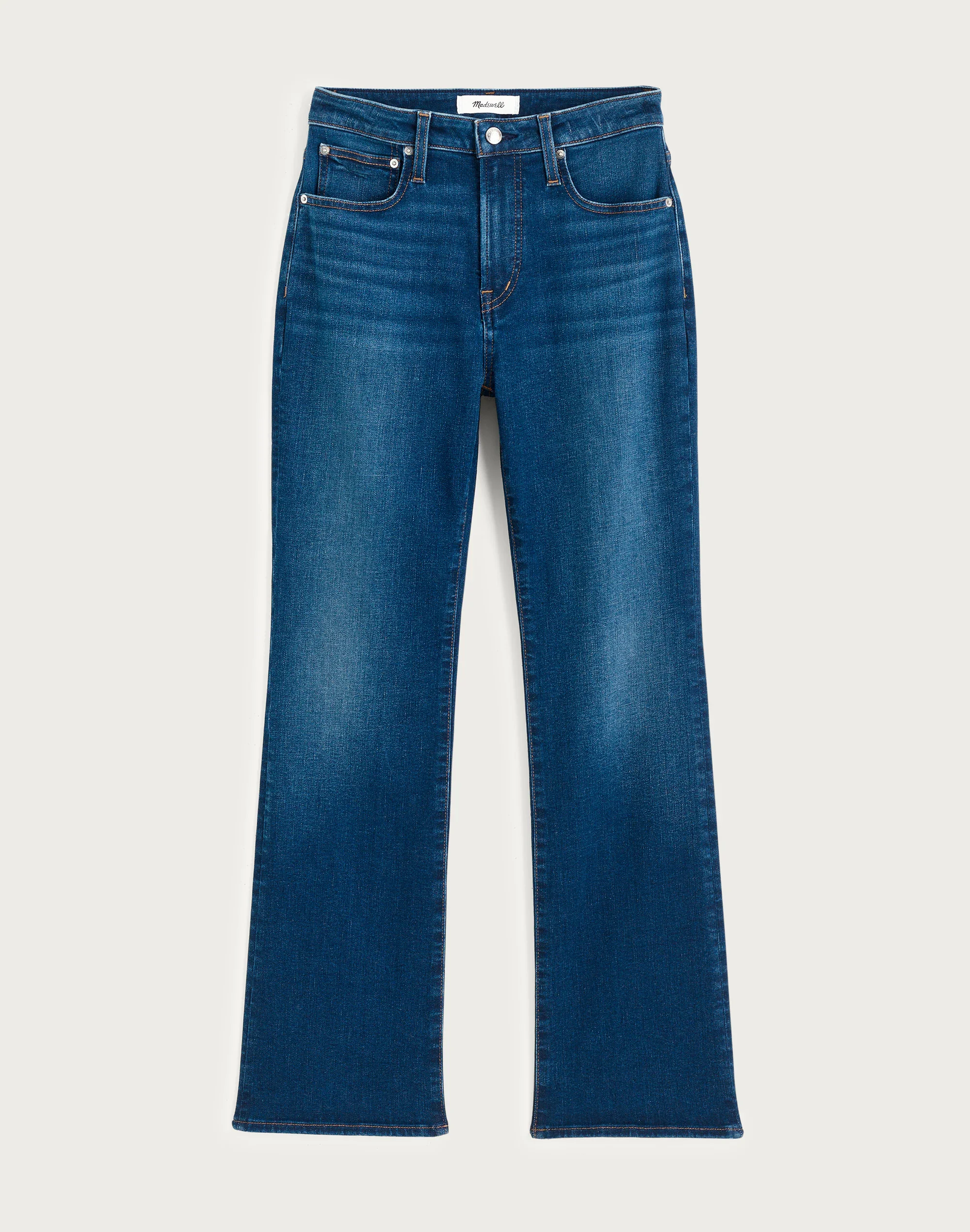 The Curvy Flare Crop Jean in Super Stretch Denim - 1
