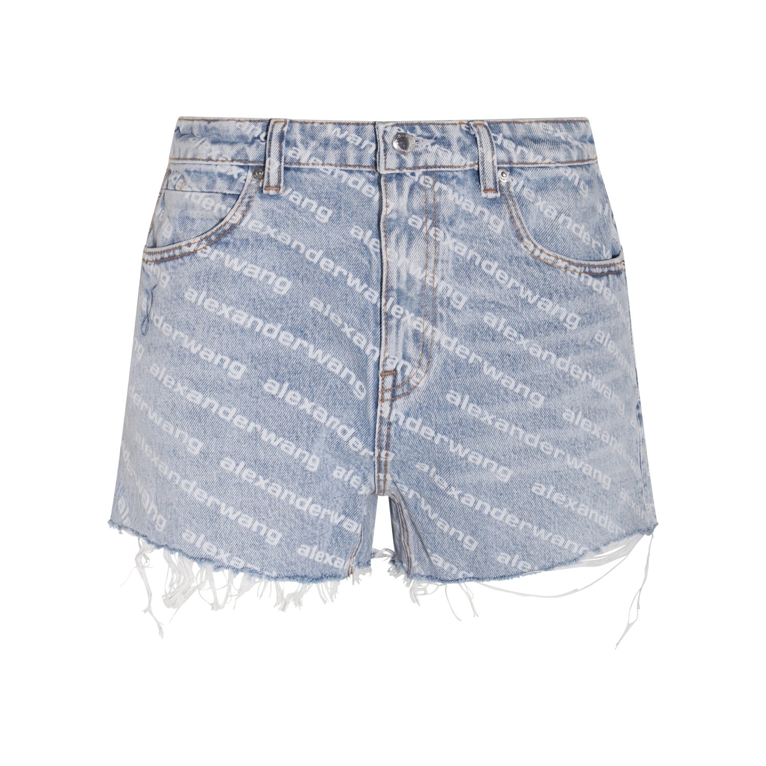 【送料&関税込】Alexander Wang Shorts In Blue Cotton supreme box logo swim shorts item - SchaferandweinerShops