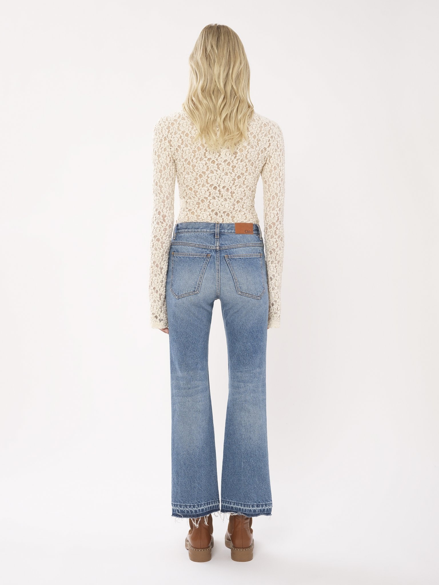 CROPPED STRAIGHT JEANS - 4