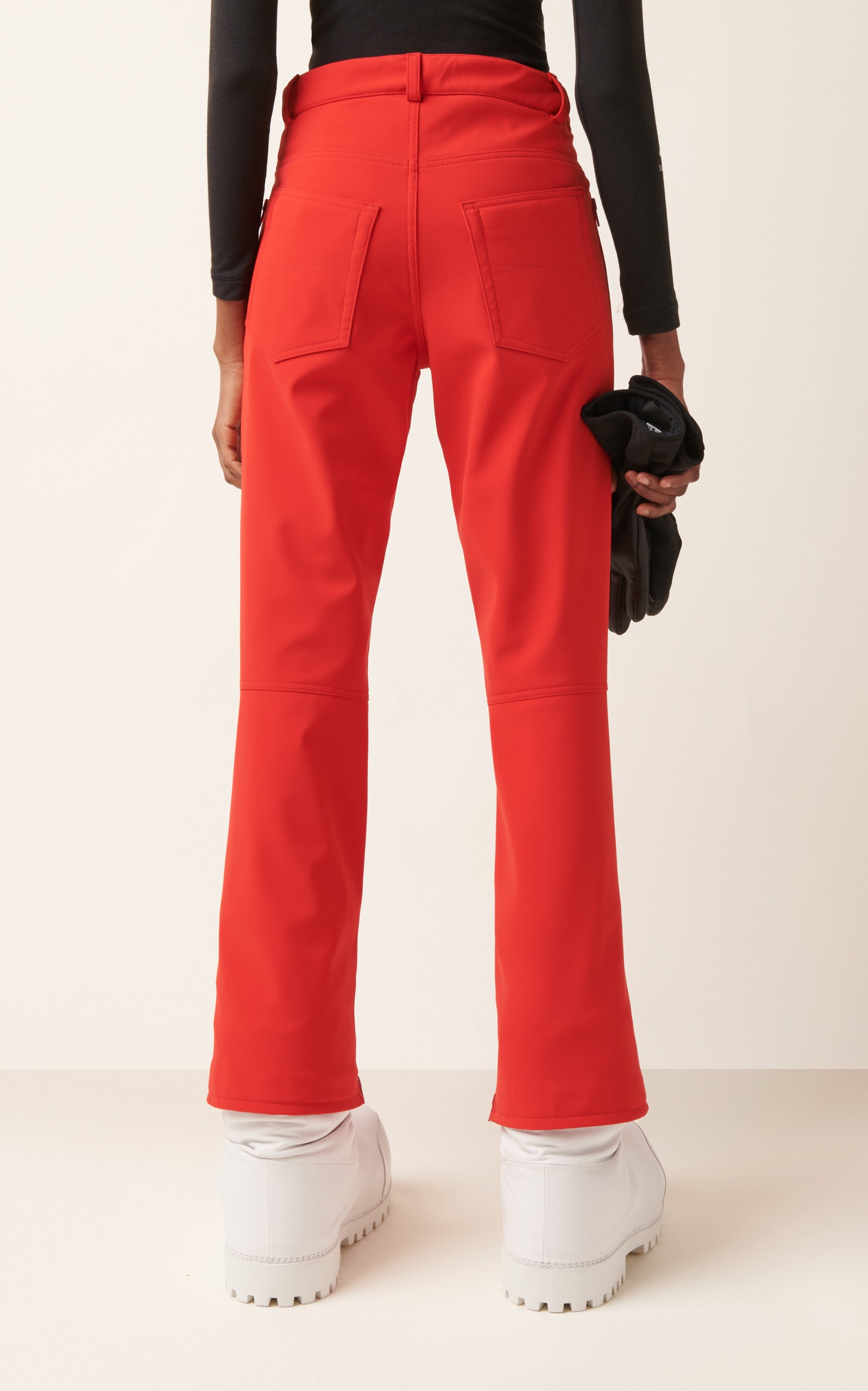 5-Pocket Nylon Ski Pants red - 4