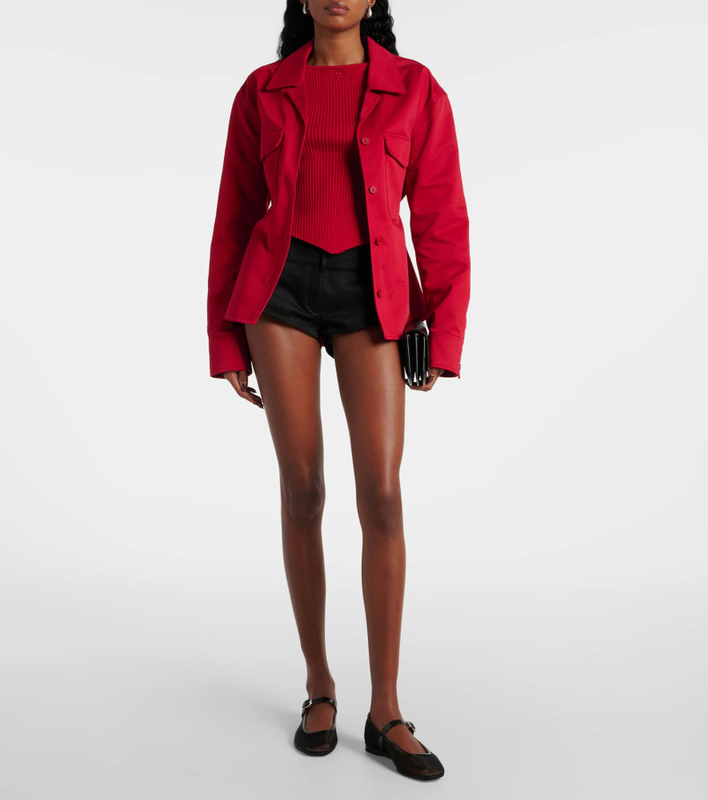 courrèges Low-rise shorts outlook