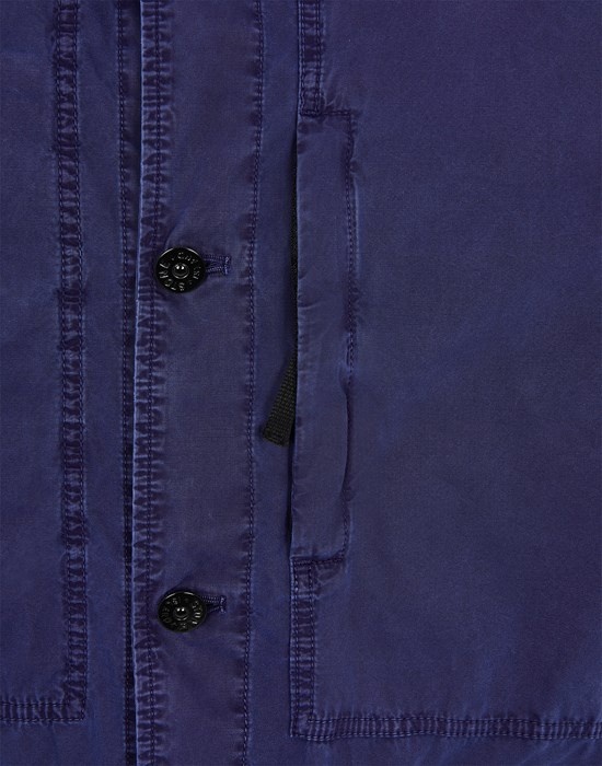 439WN BRUSHED COTTON CANVAS_GARMENT DYED 'OLD' EFFECT ROYAL BLUE - 5