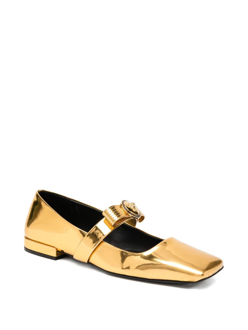 VERSACE leather flats outlook