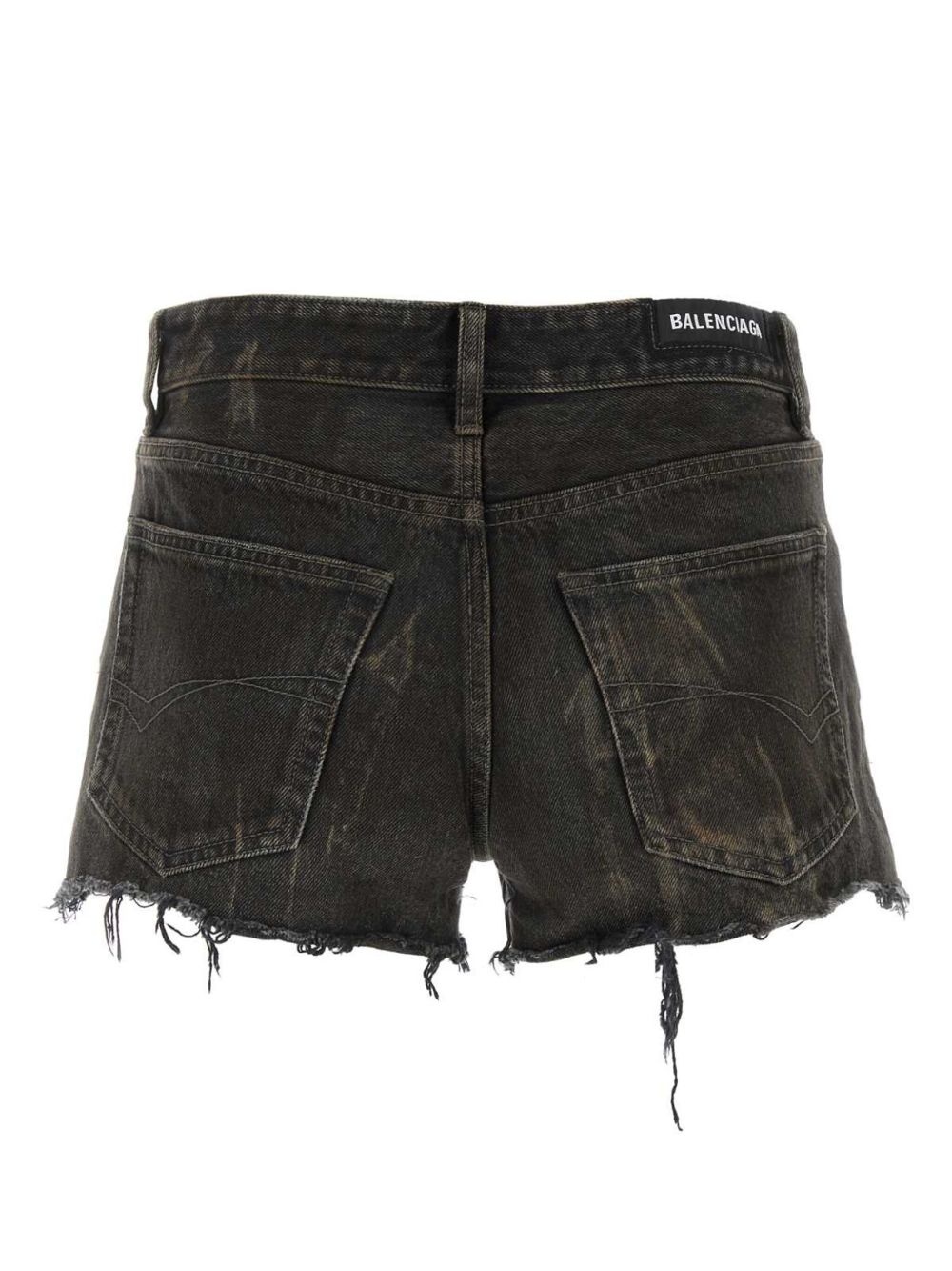 denim shorts - 2