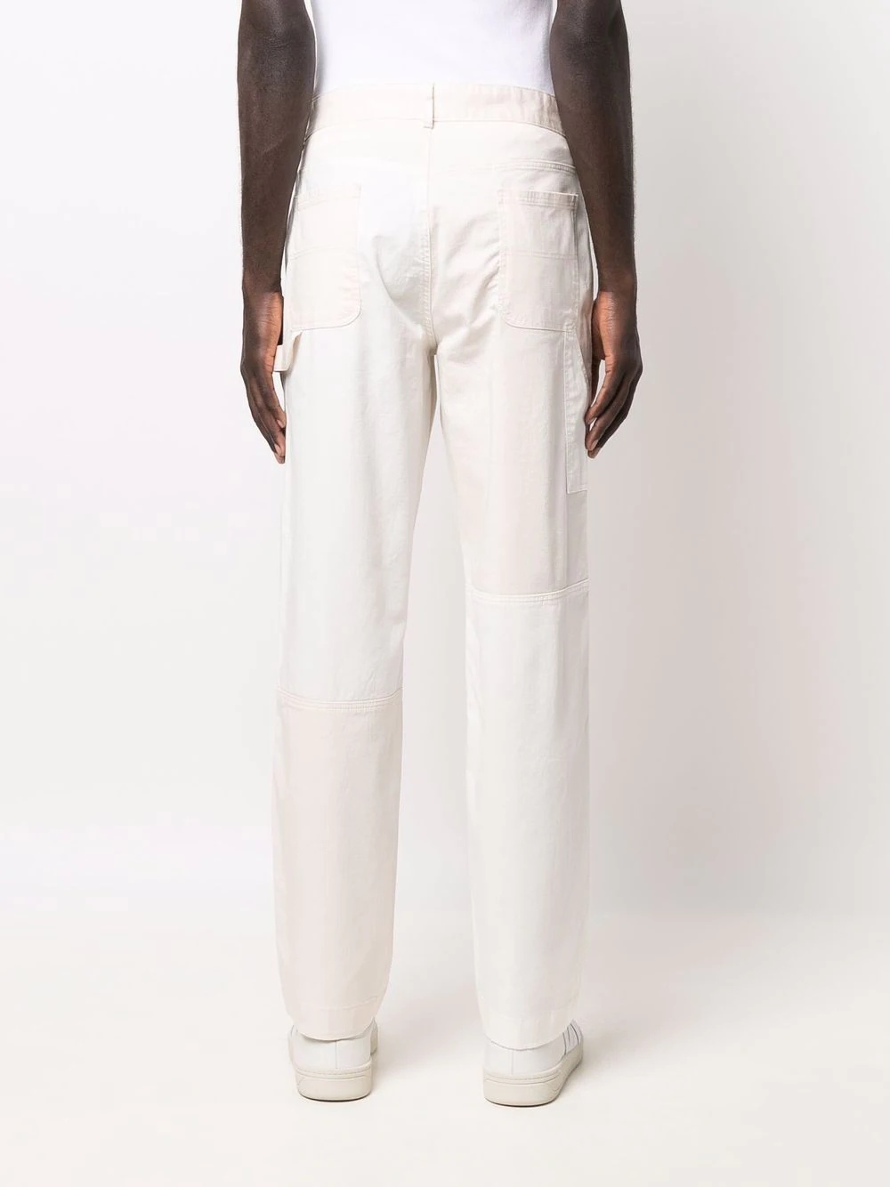 colour-block panelled trousers - 4