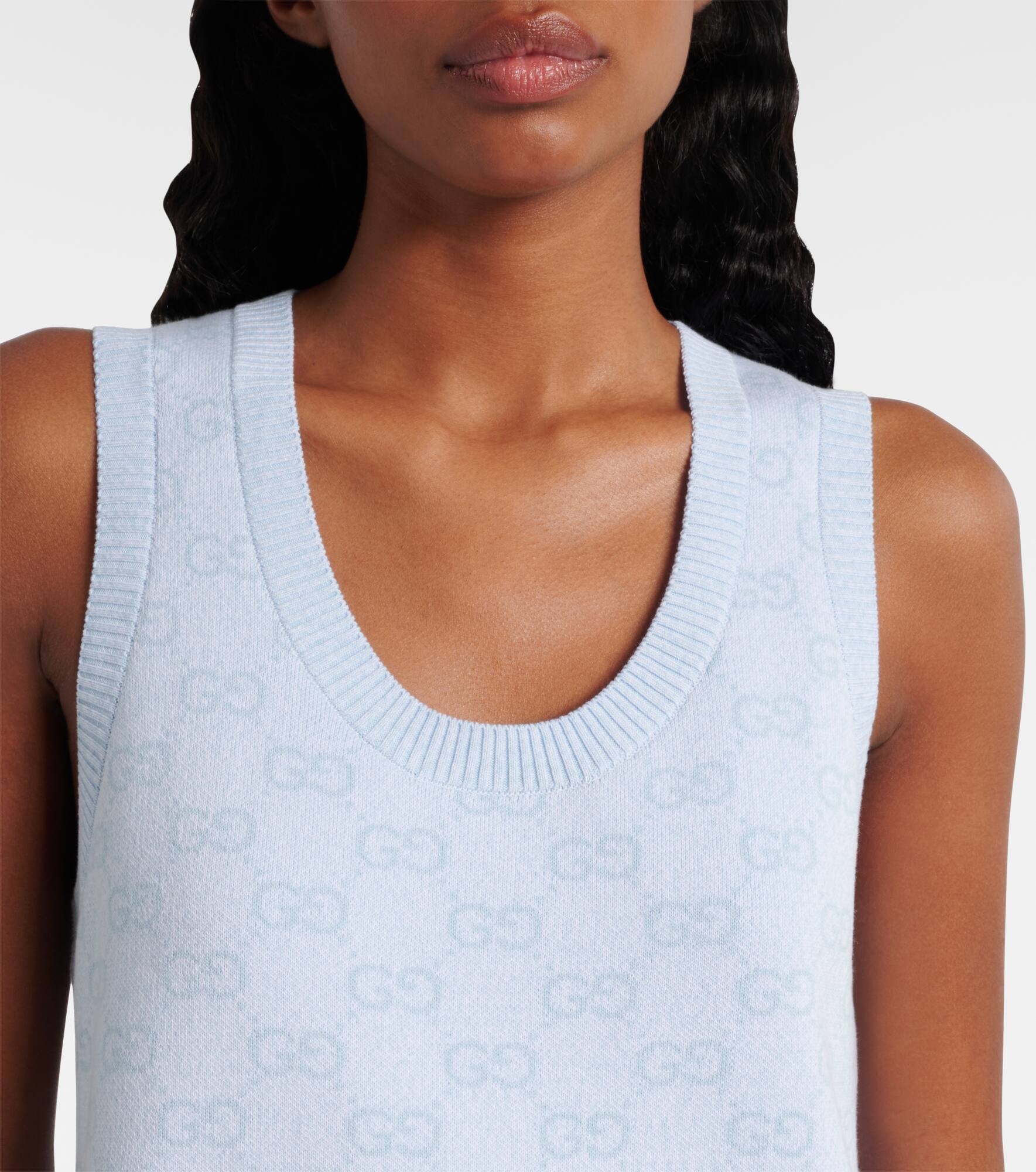 GG cotton minidress - 4
