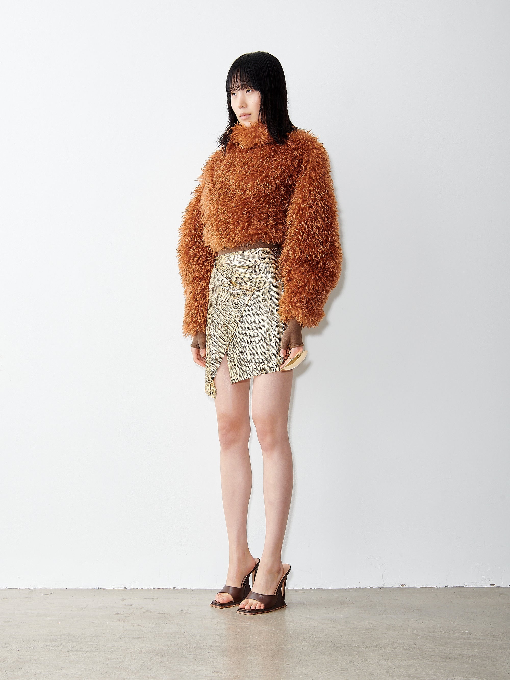 BELLE CROP JUMPER MOCHA - 3