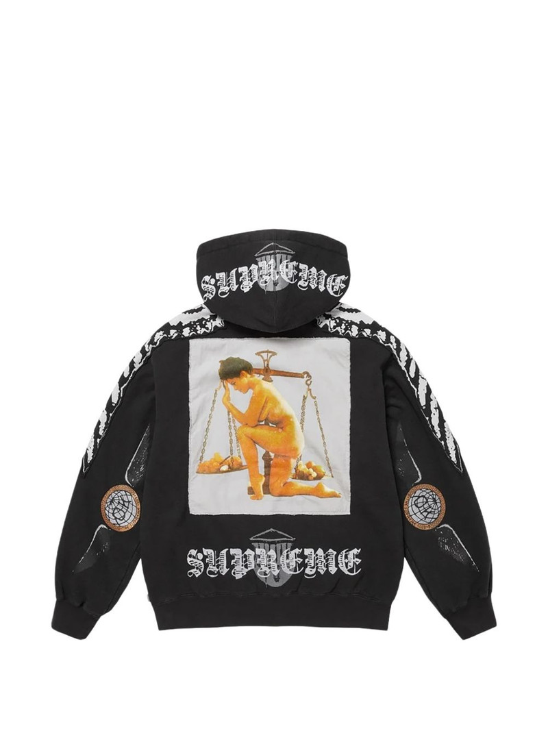 Supreme Wings zip-up hoodie outlook
