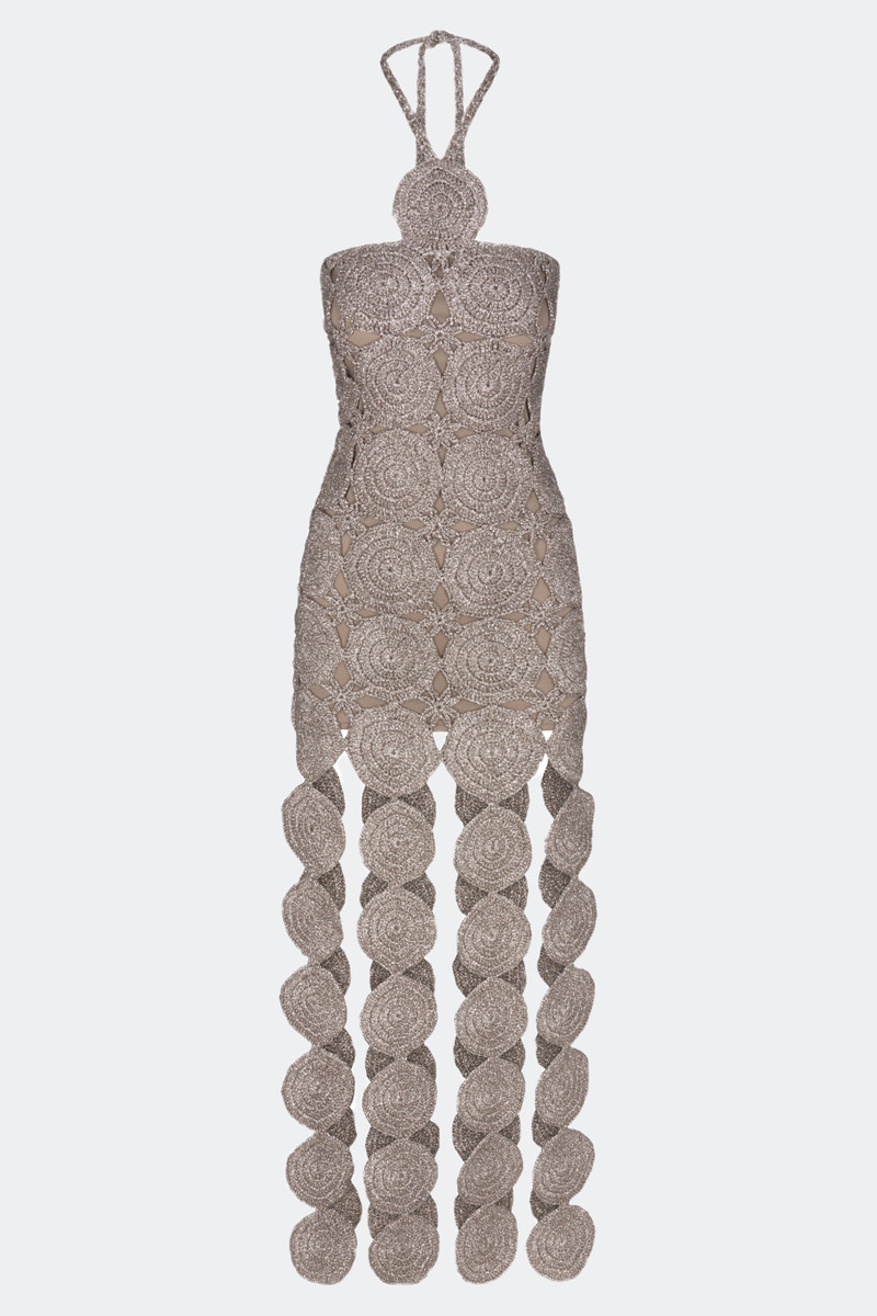 Beep Beep Dress in Satellite Silver 1