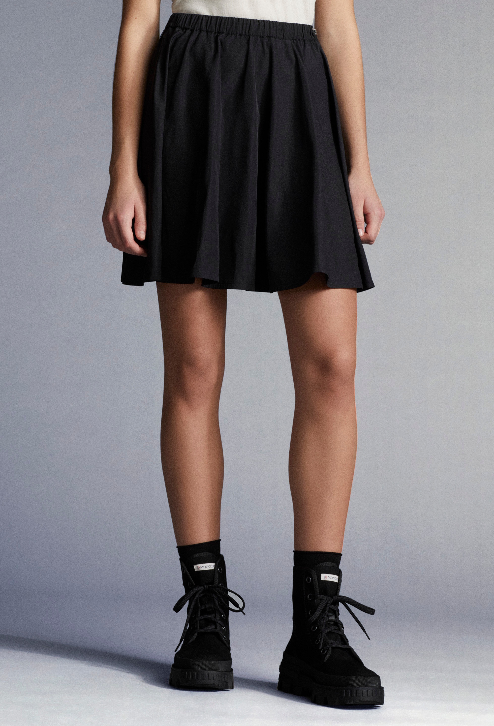 Gathered Mini Skirt - 3