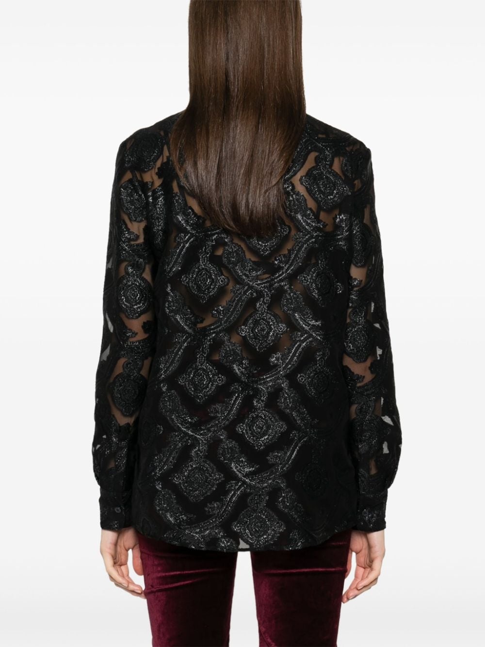 paisley-print shirt - 4