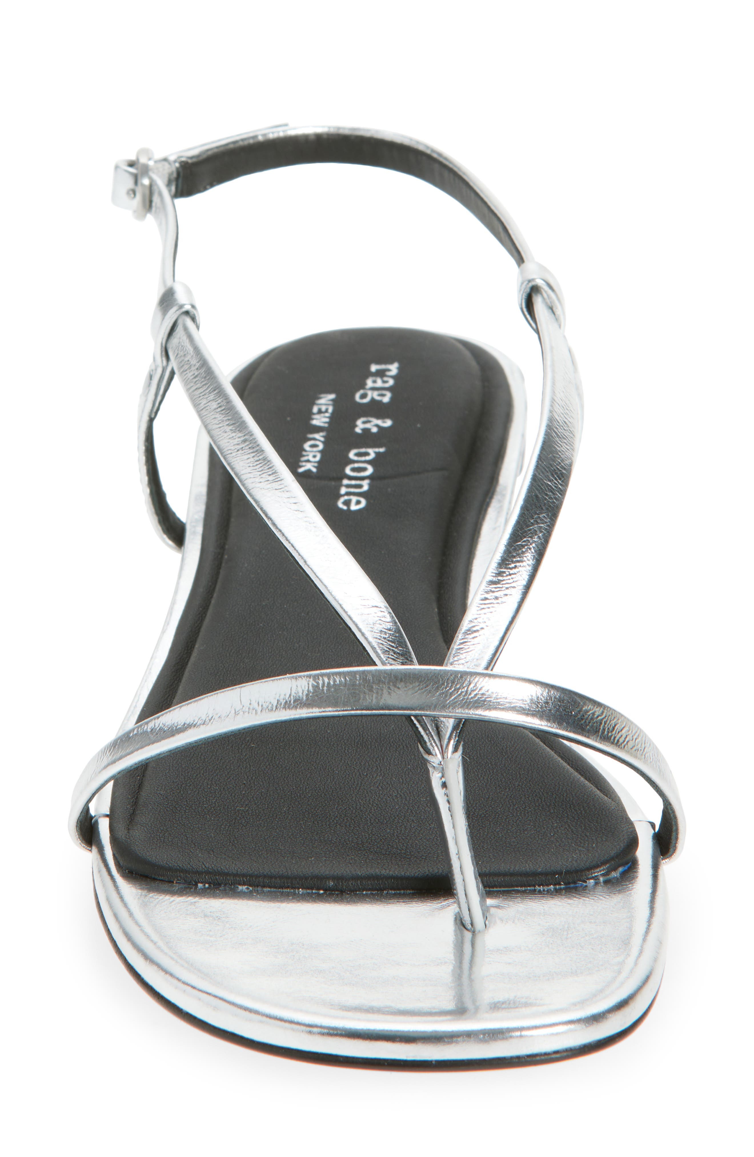 rag & bone Giselle Slingback Sandal in Silver at Nordstrom - 4