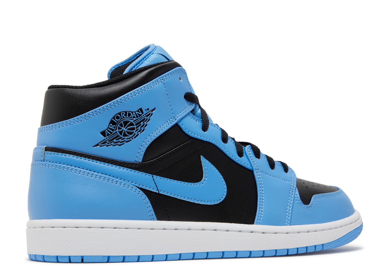 JORDAN 1 MID 'UNIVERSITY BLUE BLACK' - 3