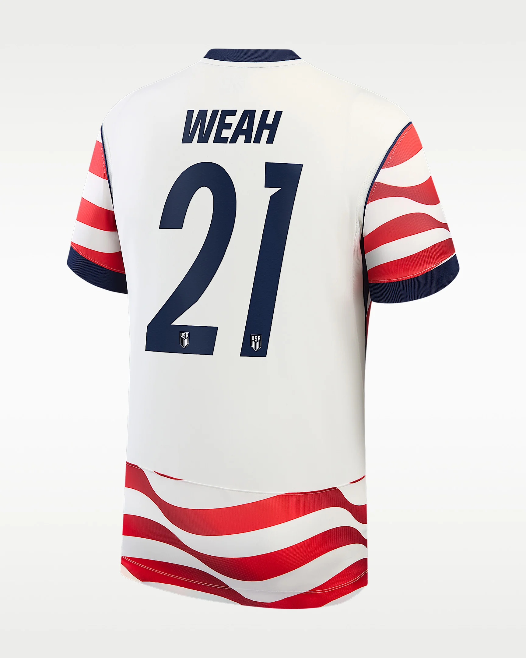 Timothy Weah USMNT 2026 Stadium Home Men's Nike Dri-FIT Soccer Jersey - 1