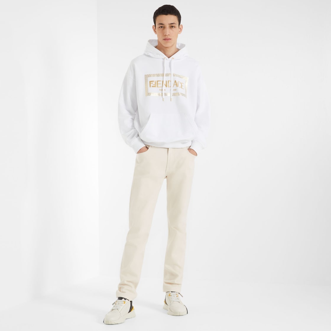 White cotton pants - 4