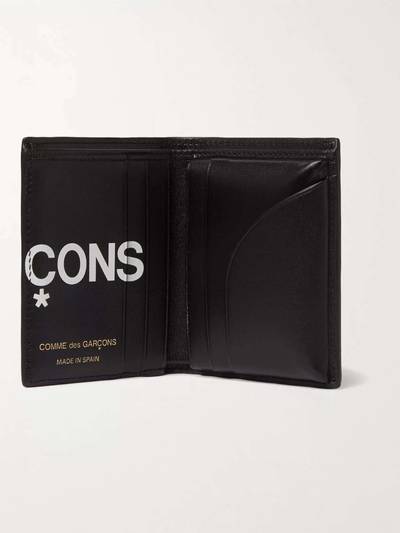 Comme Des Garçons Logo-Print Leather Billfold Wallet outlook