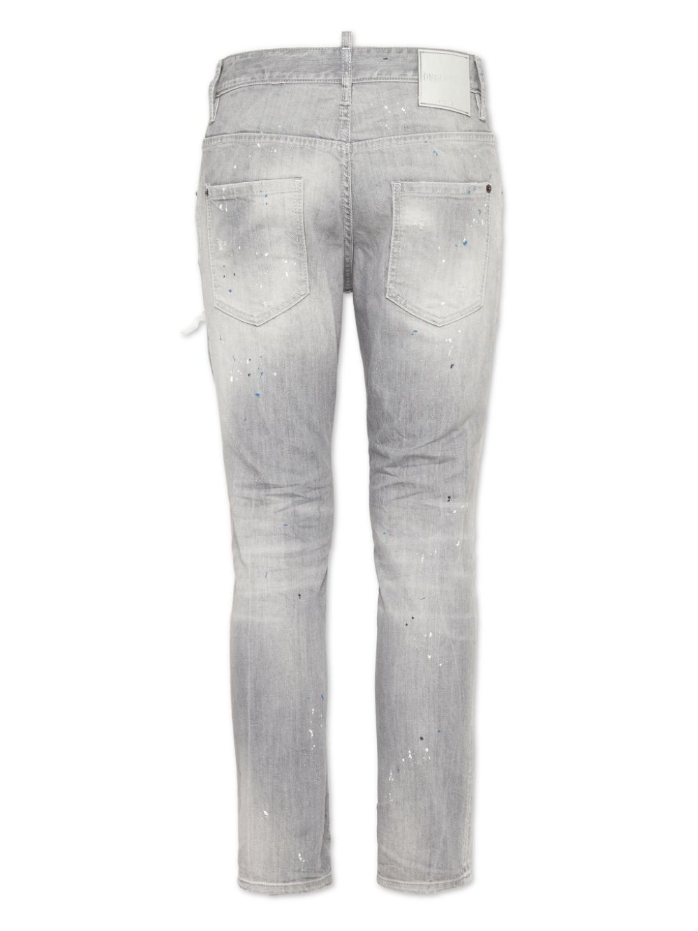 distressed washed-denim jeans - 2