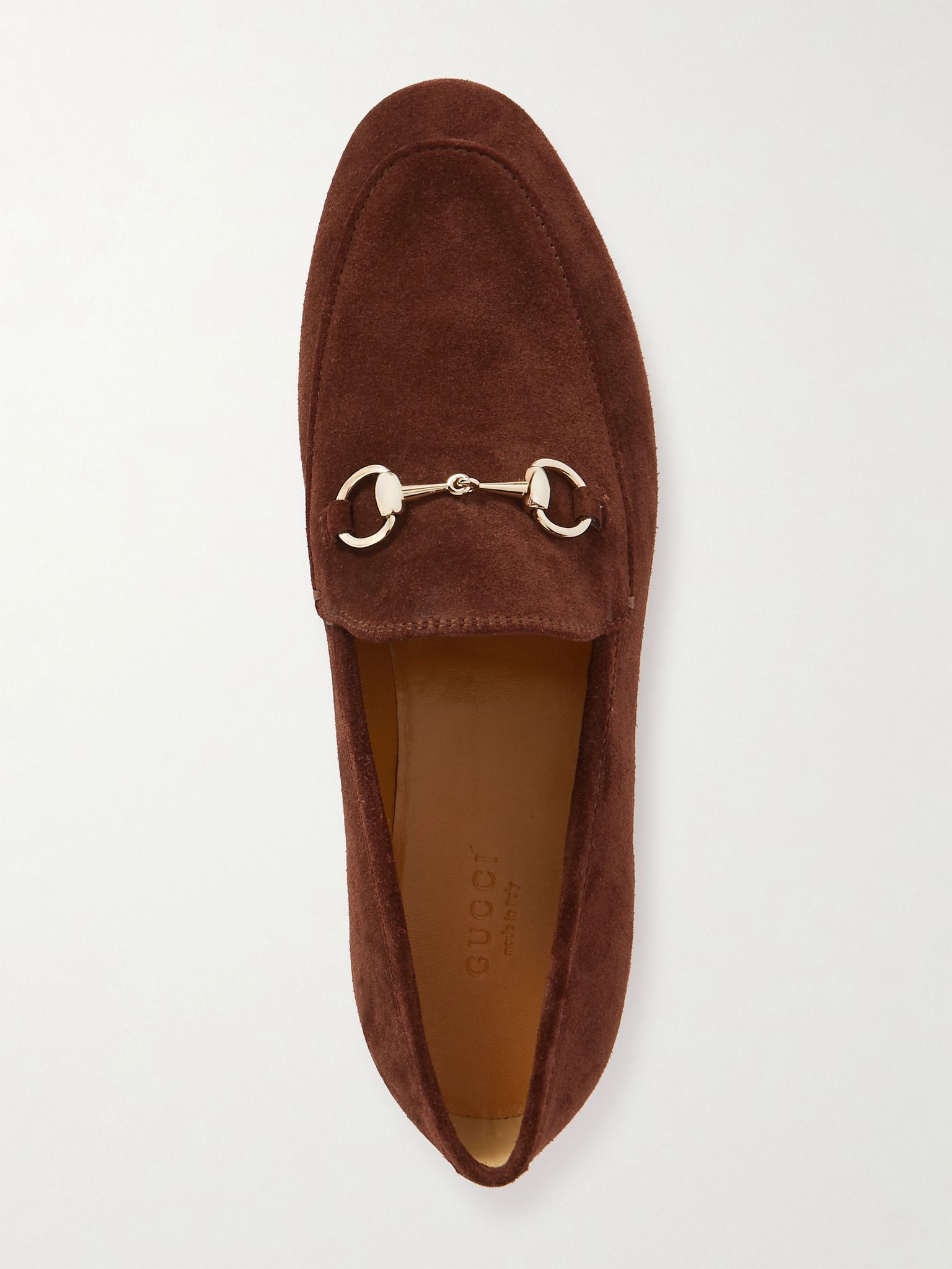 Jordaan horsebit-detailed suede loafers Brown - 5