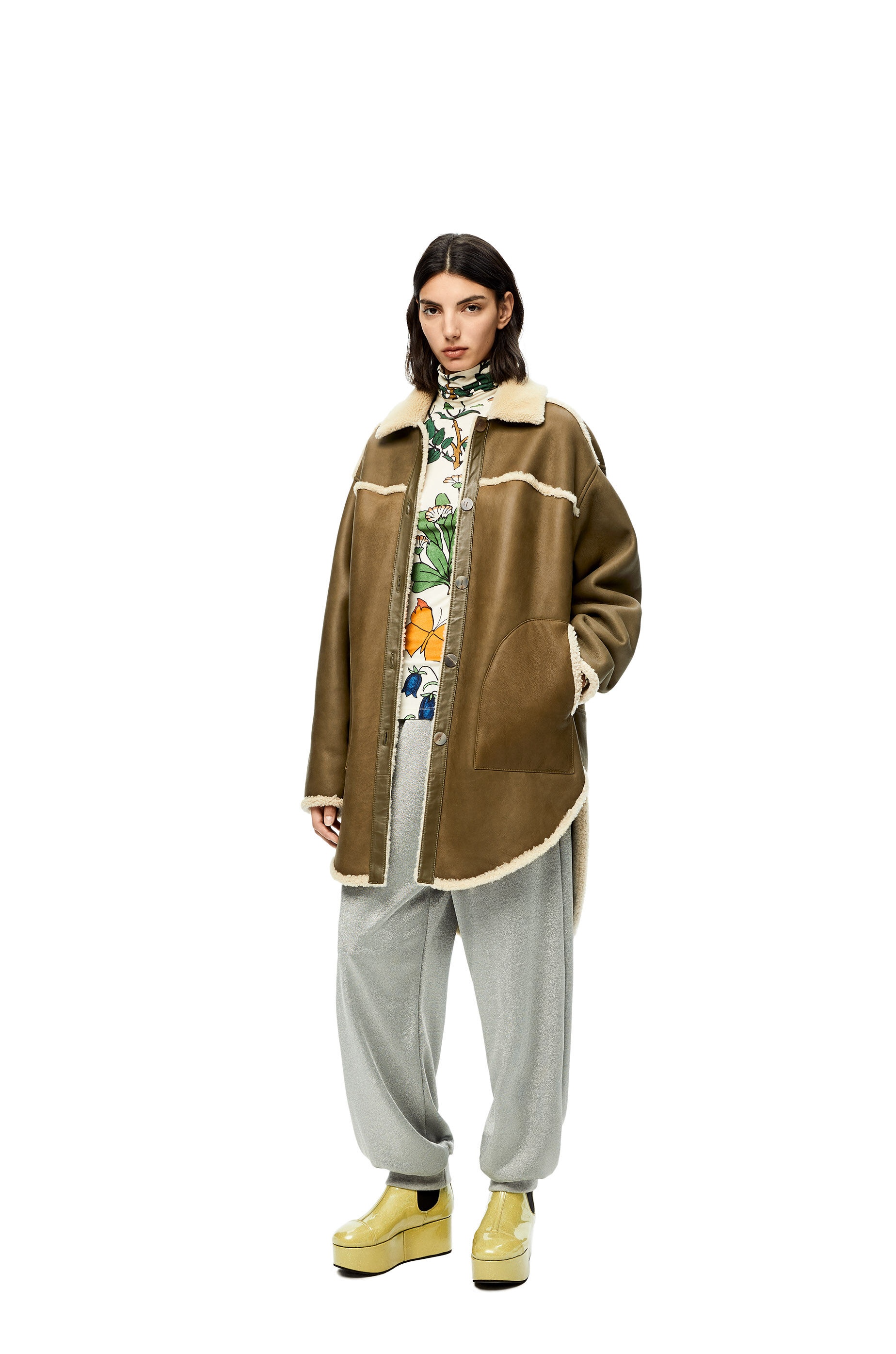 Reversible jacket in shearling - 2